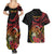 Personalized Milne Bay Couples Matching Summer Maxi Dress and Hawaiian Shirt PNG Lime Pot with Oro Tapa