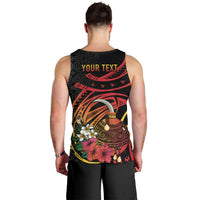 Personalized Milne Bay Men Tank Top PNG Lime Pot with Oro Tapa LT7 - Polynesian Pride