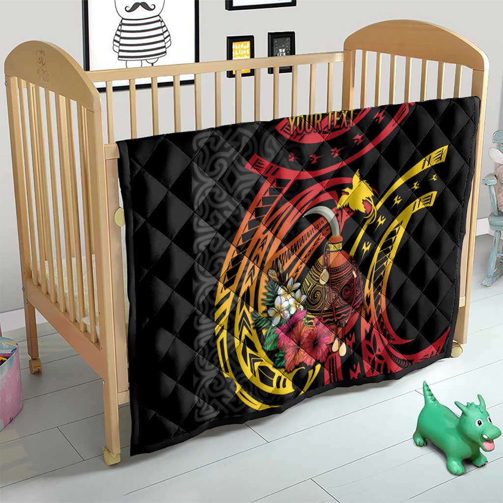 Personalized Milne Bay Quilt PNG Lime Pot with Oro Tapa