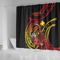 Personalized Milne Bay Shower Curtain PNG Lime Pot with Oro Tapa