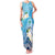 Hafa Adai Guam Chamorro Personalized Family Matching Tank Maxi Dress and Hawaiian Shirt Ocean Blue Latte Stone with Guasali - Polynesian Pride