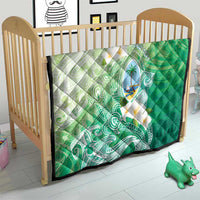 Hafa Adai Guam Chamorro Personalized Quilt Summer Green Latte Stone with Guasali - Polynesian Pride