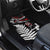 New Zealand Maori Rugby Personalised Car Mats Ta Moko Silver Fern