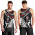 New Zealand Maori Rugby Personalised Men Tank Top Ta Moko Silver Fern