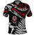 New Zealand Maori Rugby Personalised Polo Shirt Ta Moko Silver Fern