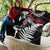 New Zealand Maori Rugby Personalised Quilt Ta Moko Silver Fern