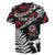 New Zealand Maori Rugby Personalised Rugby Jersey Ta Moko Silver Fern