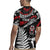 New Zealand Maori Rugby Personalised Rugby Jersey Ta Moko Silver Fern