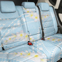 Polynesian Vintage Floral Back Car Seat Cover Azure Motifs - Polynesian Pride