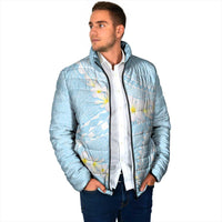 Polynesian Vintage Floral Padded Jacket Azure Motifs LT7 - Polynesian Pride