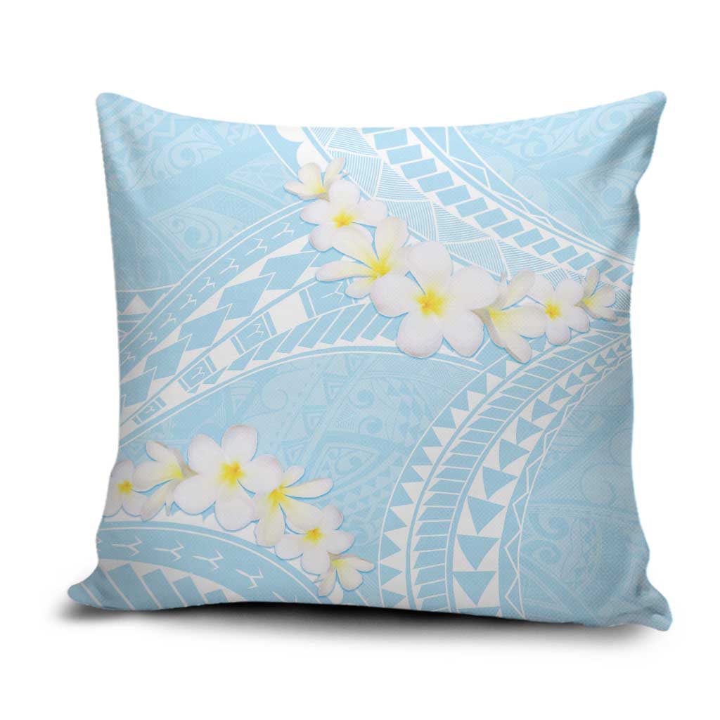 Polynesian Vintage Floral Pillow Cover Azure Motifs - Polynesian Pride