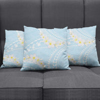 Polynesian Vintage Floral Pillow Cover Azure Motifs - Polynesian Pride