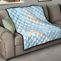 Polynesian Vintage Floral Quilt Azure Motifs - Polynesian Pride