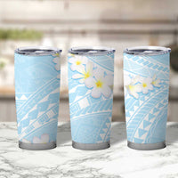 Polynesian Vintage Floral Tumbler Cup Azure Motifs - Polynesian Pride