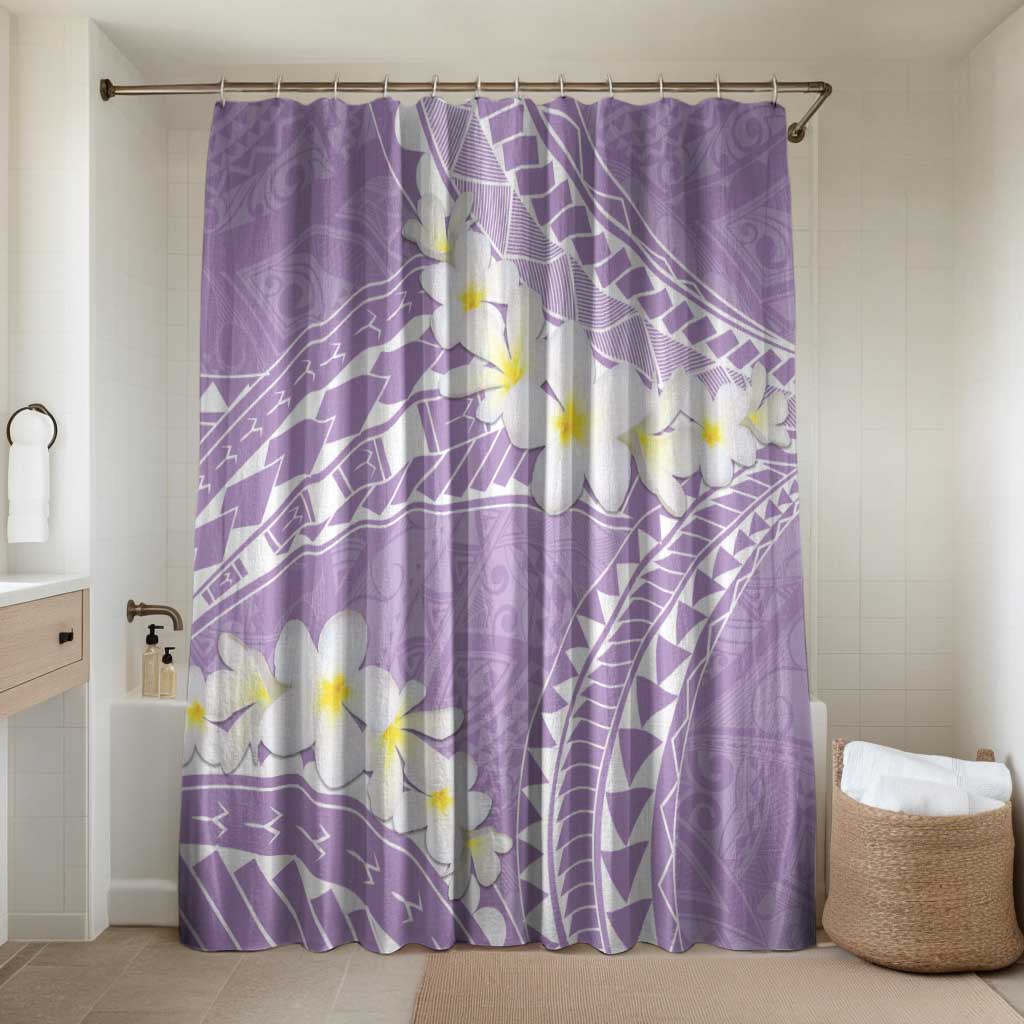 Polynesian Vintage Floral Bathroom Set Lavender Motifs - Polynesian Pride