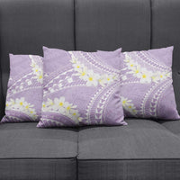Polynesian Vintage Floral Pillow Cover Lavender Motifs - Polynesian Pride