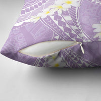 Polynesian Vintage Floral Pillow Cover Lavender Motifs - Polynesian Pride