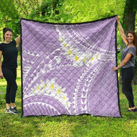 Polynesian Vintage Floral Quilt Lavender Motifs - Polynesian Pride