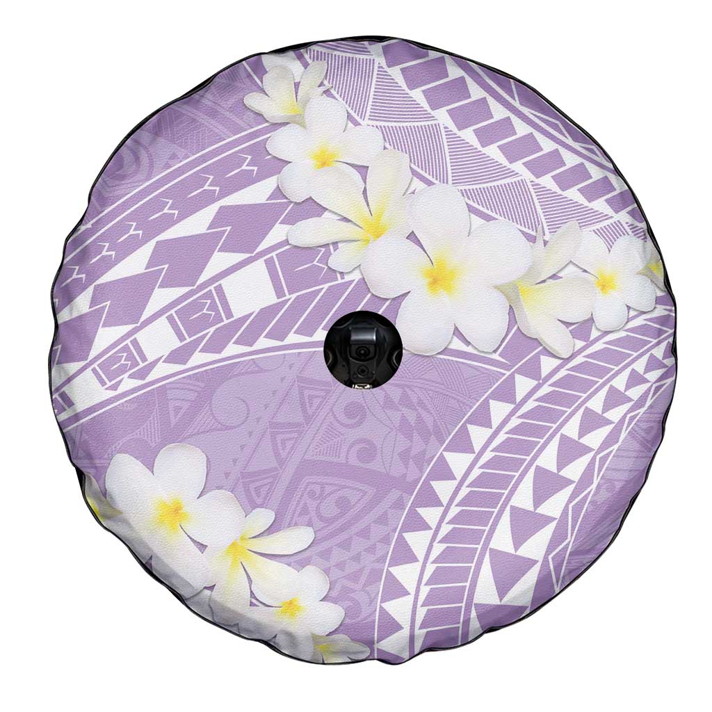Polynesian Vintage Floral Spare Tire Cover Lavender Motifs - Polynesian Pride