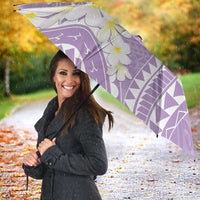 Polynesian Vintage Floral Umbrella Lavender Motifs LT7 - Polynesian Pride