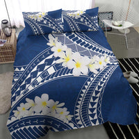 Polynesian Vintage Floral Bedding Set Navy Blue Motifs - Polynesian Pride