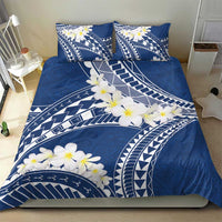 Polynesian Vintage Floral Bedding Set Navy Blue Motifs - Polynesian Pride