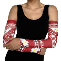 Polynesian Vintage Floral Arm Sleeves Scarlet Motifs - Polynesian Pride