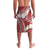 Polynesian Vintage Floral Lavalava Scarlet Motifs - Polynesian Pride