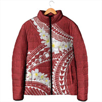 Polynesian Vintage Floral Padded Jacket Scarlet Motifs LT7 - Polynesian Pride