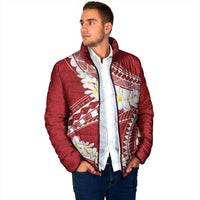 Polynesian Vintage Floral Padded Jacket Scarlet Motifs LT7 - Polynesian Pride
