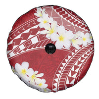 Polynesian Vintage Floral Spare Tire Cover Scarlet Motifs - Polynesian Pride