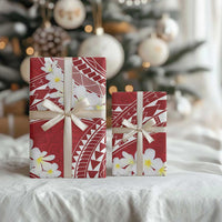 Polynesian Vintage Floral Wrapping Paper Scarlet Motifs LT7 - Polynesian Pride