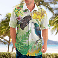 New Zealand Maori Mahuru Hawaiian Shirt Tui With Pikawakawa Spring Colors LT7 - Polynesian Pride