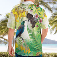 New Zealand Maori Mahuru Hawaiian Shirt Tui With Pikawakawa Spring Colors LT7 - Polynesian Pride