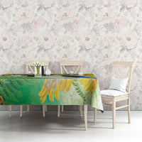 New Zealand Maori Mahuru Tablecloth Tui With Pikawakawa Spring Colors LT7 - Polynesian Pride