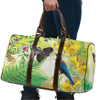 New Zealand Maori Mahuru Travel Bag Tui With Pikawakawa Spring Colors LT7 - Polynesian Pride