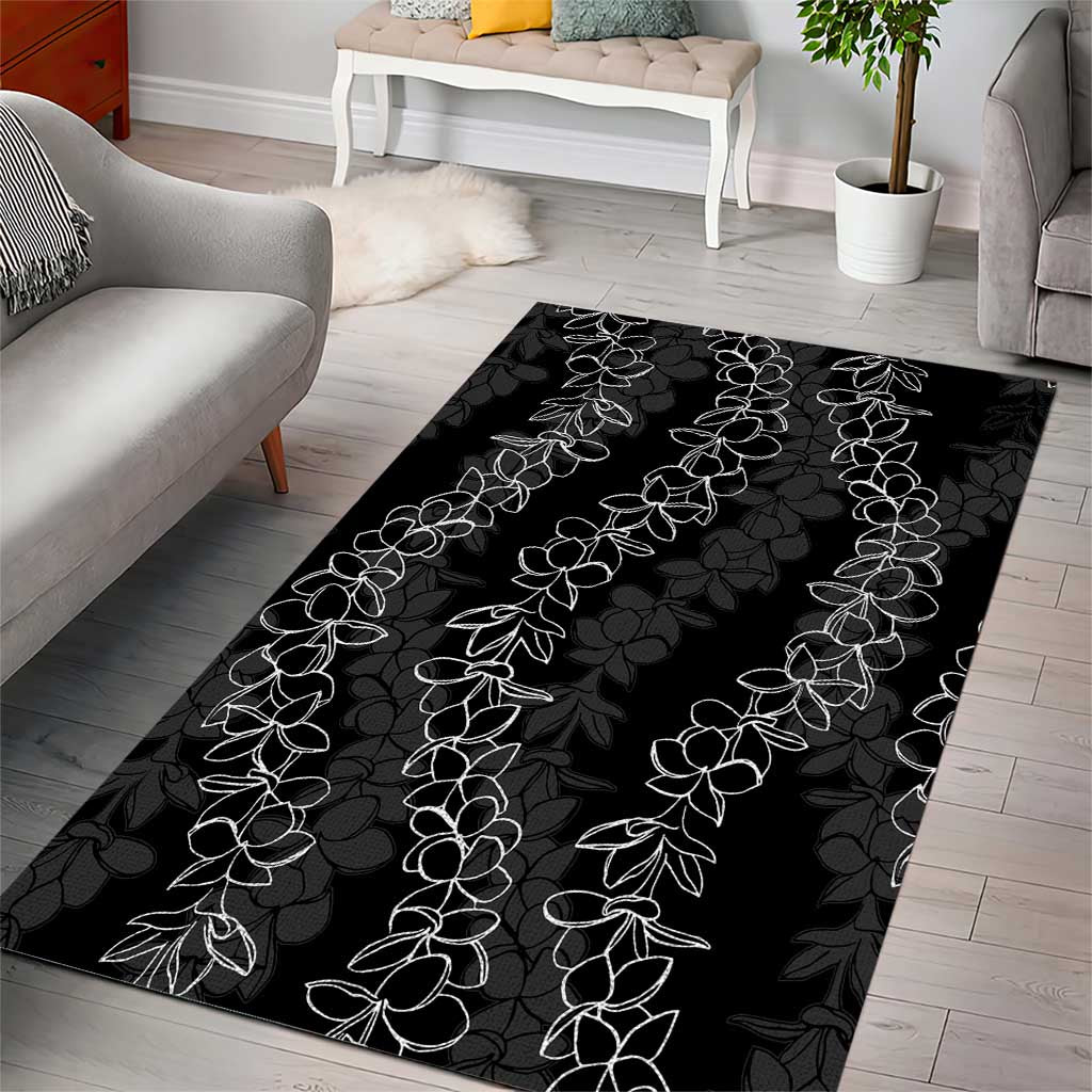 Hawaii Plumeria Lei Area Rug Aloha Festive Vibe