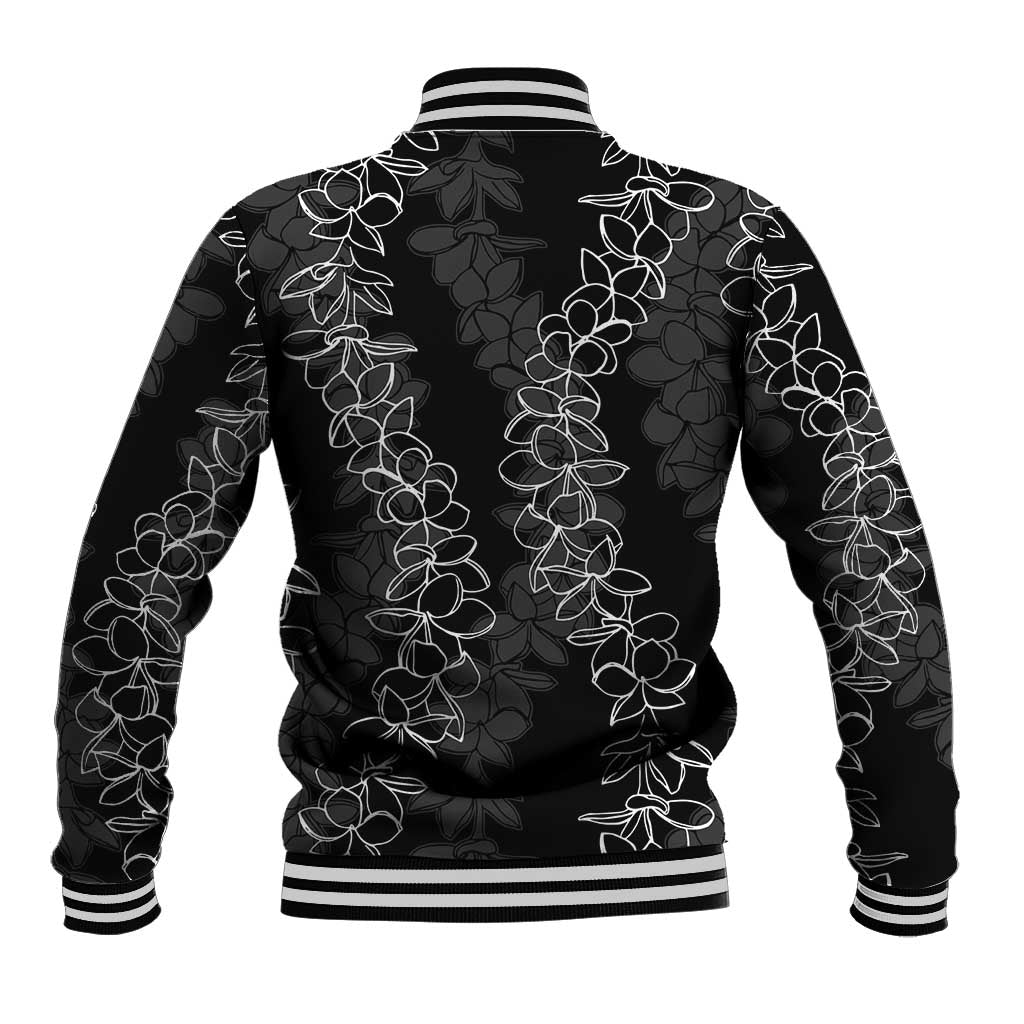 Hawaii Plumeria Lei Baseball Jacket Aloha Festive Vibe LT7 - Polynesian Pride