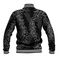 Hawaii Plumeria Lei Baseball Jacket Aloha Festive Vibe LT7 - Polynesian Pride
