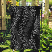 Hawaii Plumeria Lei Garden Flag Aloha Festive Vibe LT7 Garden Flag Black - Polynesian Pride