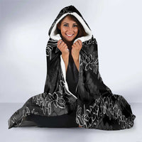 Hawaii Plumeria Lei Hooded Blanket Aloha Festive Vibe LT7 - Polynesian Pride