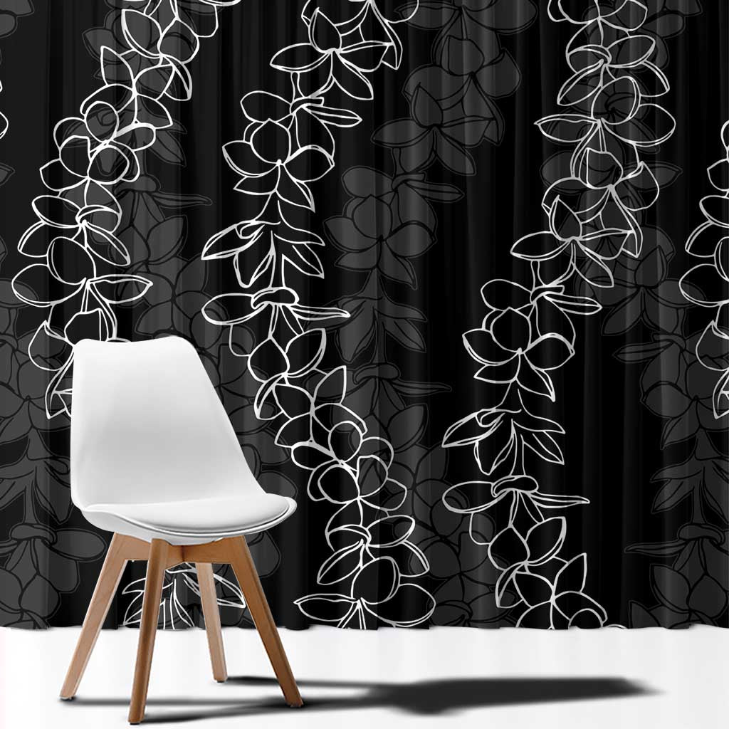 Hawaii Plumeria Lei Window Curtain Aloha Festive Vibe LT7 - Polynesian Pride