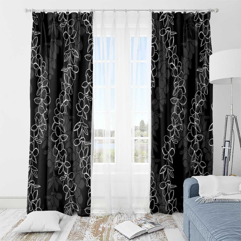 Hawaii Plumeria Lei Window Curtain Aloha Festive Vibe LT7 - Polynesian Pride