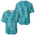 Hawaii Plumeria Lei Baseball Jersey Aloha Festive Vibe - Teal