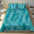 Hawaii Plumeria Lei Bedding Set Aloha Festive Vibe - Teal