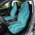 Hawaii Plumeria Lei Car Seat Cover Aloha Festive Vibe - Teal