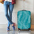 Hawaii Plumeria Lei Luggage Cover Aloha Festive Vibe - Teal