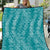 Hawaii Plumeria Lei Quilt Aloha Festive Vibe - Teal