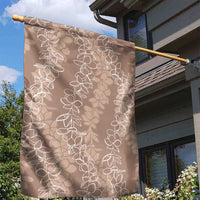 Hawaii Plumeria Lei Garden Flag Aloha Festive Vibe - Beige LT7 - Polynesian Pride