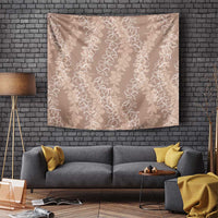 Hawaii Plumeria Lei Tapestry Aloha Festive Vibe - Beige